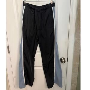 FP Movement Free People Retro Rider Sweatpants S Black Blue Wide Leg Gorpcore